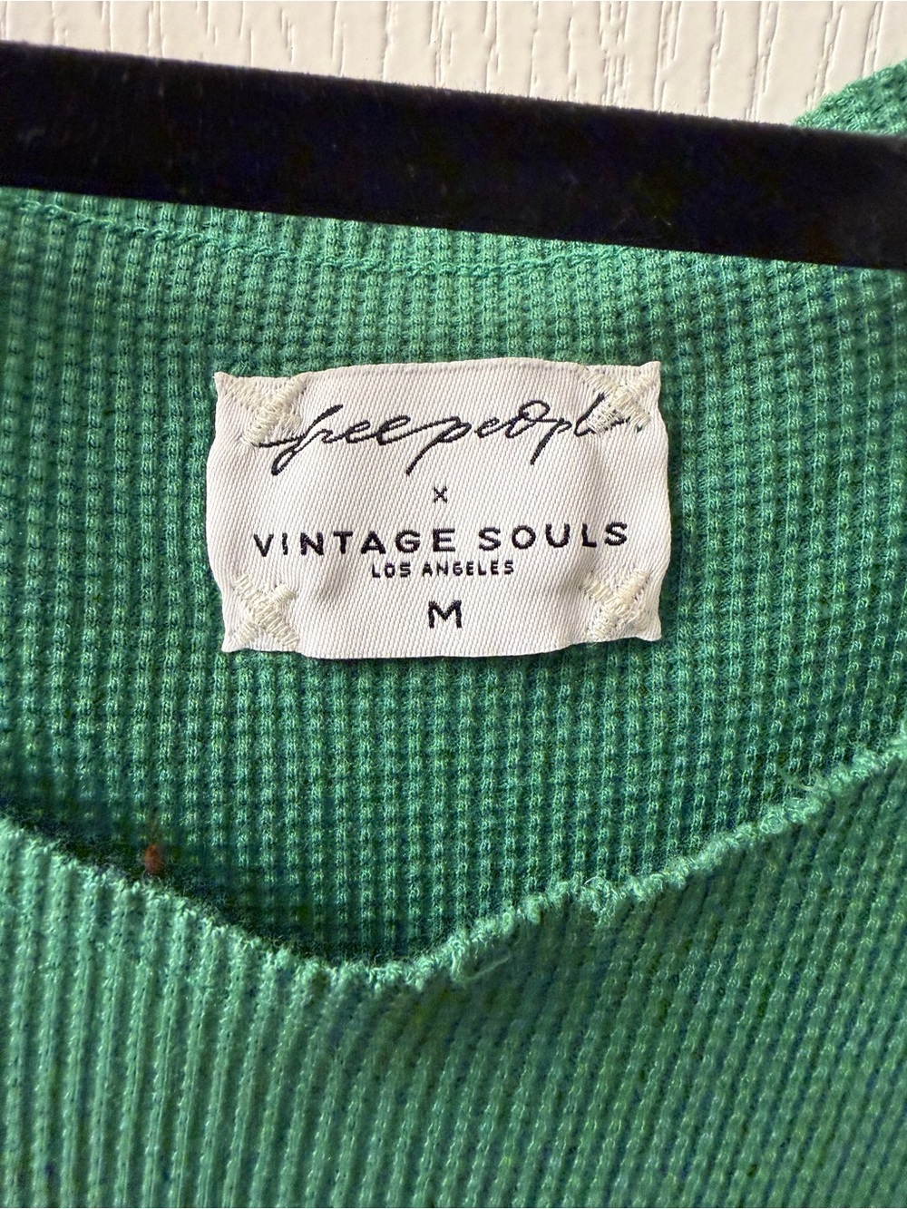 Free People Green Graphic Maxi Dress with High Side Slit - Picture 5 of 5